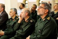 عکس دیده نشده از حاج قاسم سلیمانی کنار فرماندهان نیروی قدس