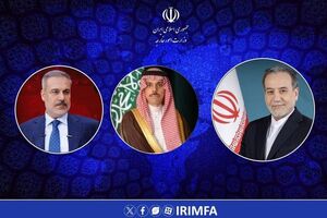 رایزنی وزیران خارجه عربستان و ترکیه با عراقچی رایزنی وزیران خارجه عربستان و ترکیه با عراقچی
