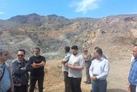 بازدید جمعی از اساتید، اعضای هیأت علمی و شرکت‌های فناور دانشگاه حکیم سبزواری از مجتمع معادن مس تکنار بردسکن