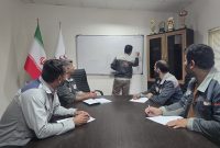 برگزاری دوره آموزش خط تحریری در مجتمع معادن مس تکنار به مناسبت هفته خوشنویسی